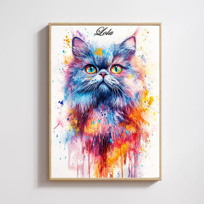 Retrato Acuarela - Diseños Perrunos